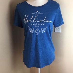 hollister blue top